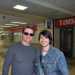Uno scatto con il celebre Tom Cruise sotto la stretta sorveglianza della sua bodyguard